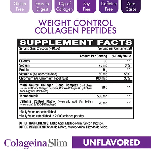 Colageina Slim - Buy 2 and get 1 free - 3 bottles + FREE Blender Wand
